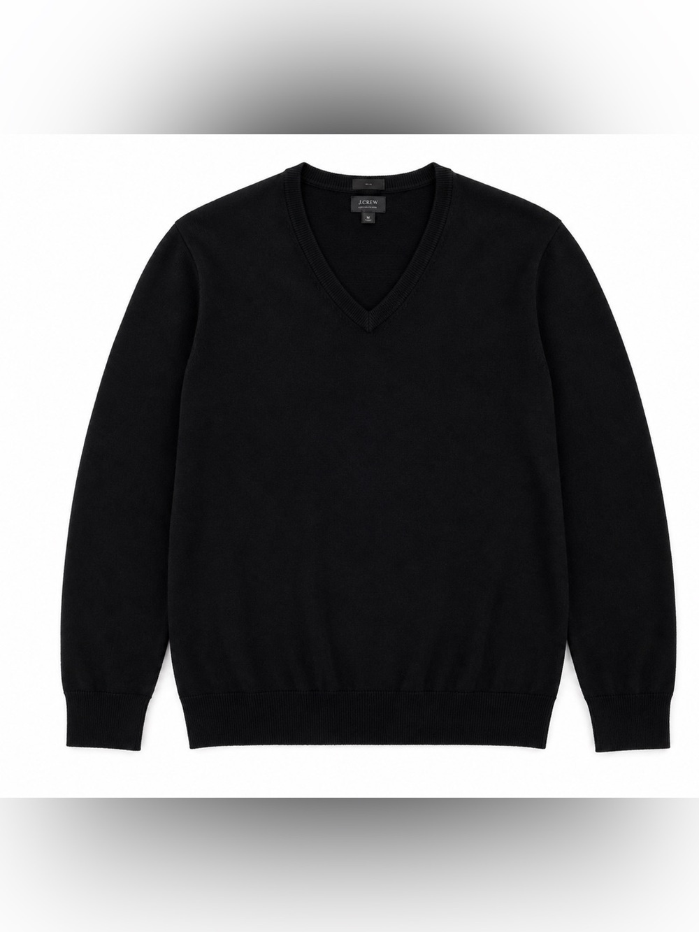 J.CREW MEN BLACK LONG SLEEVE SWEATER,